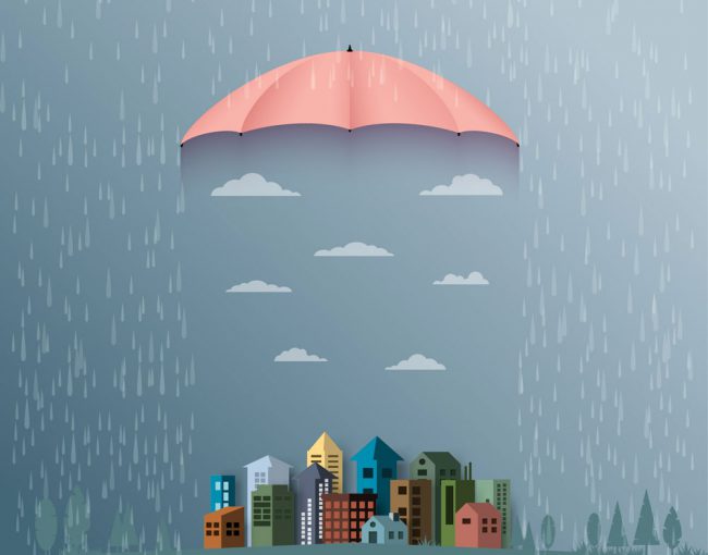 rain day illustration